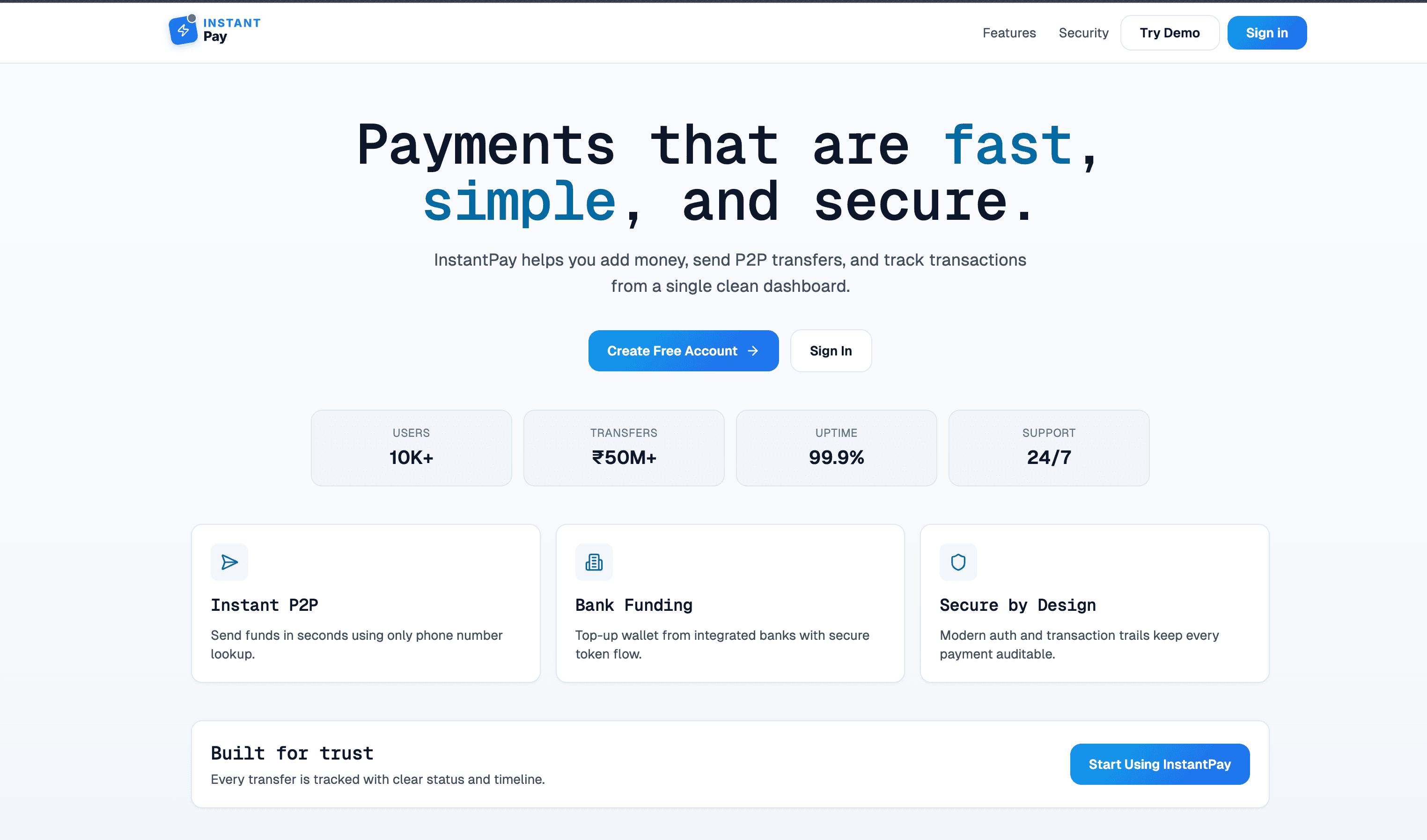 InstantPay screenshot 1